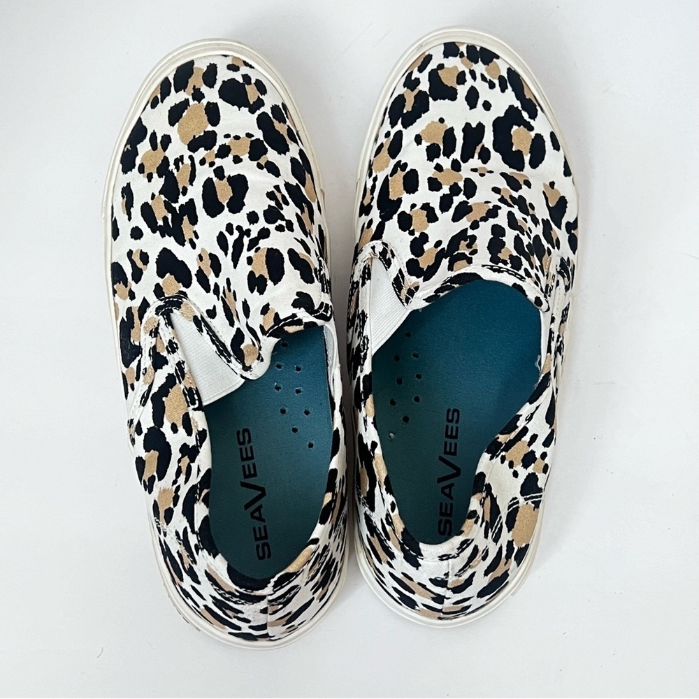 SeaVees Womens Baja Platform Leopard Athletic Sneakers Casual Shoes Size 8 ⬇️ - Picture 3 of 8